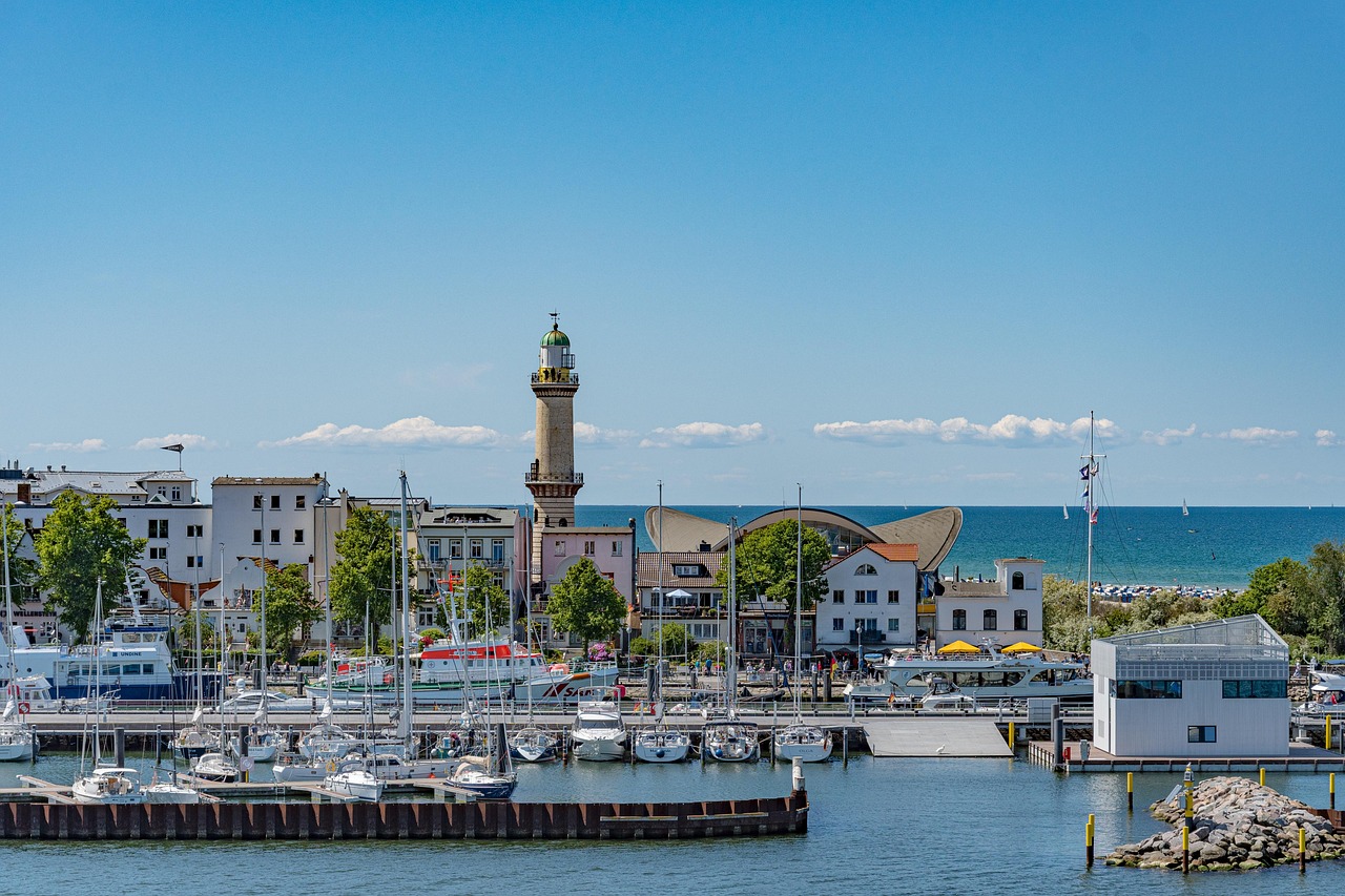 warnemünde, lighthouse, cityscape, baltic sea, port, outlook, landscape, landscape, landscape, landscape, landscape, landscape