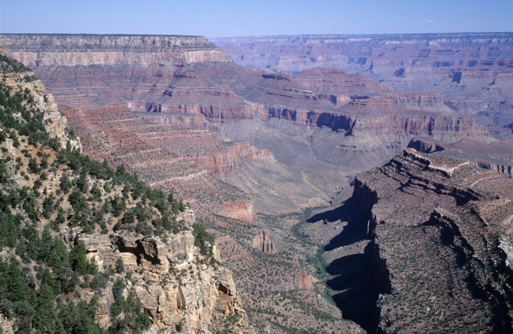 Sunlit Landscape of the Grand Canyon