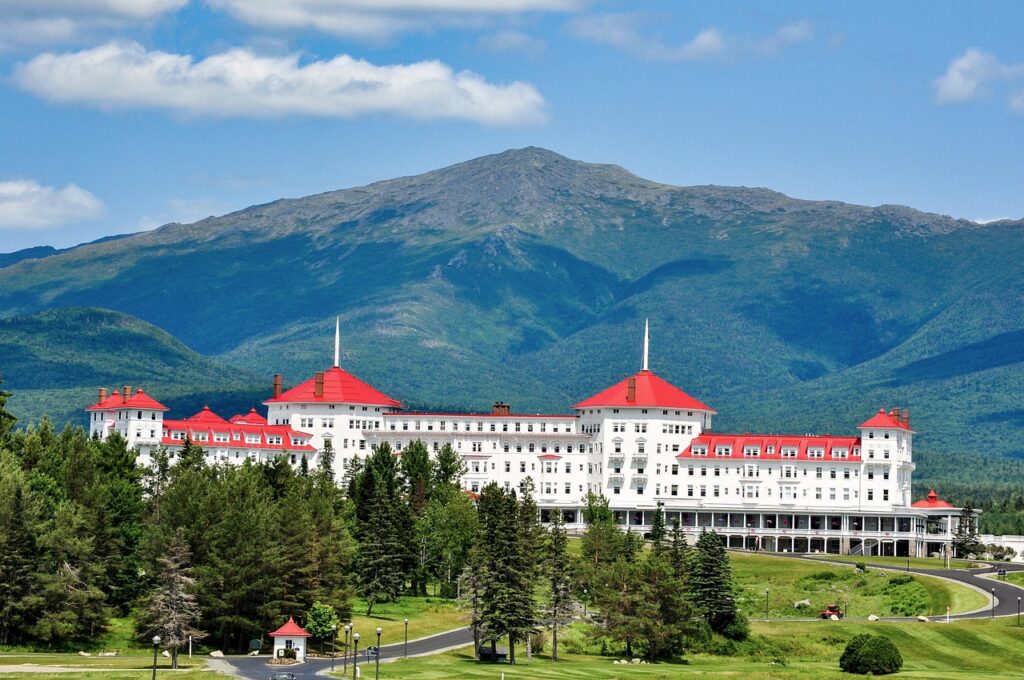 omni mount washington resort, hotel, architecture, new hampshire, retreat, mountain, vacation, nature, holiday